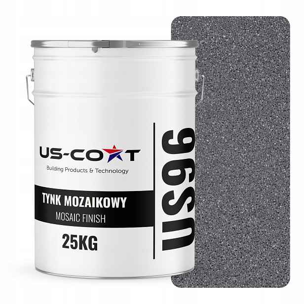 Mozaiková Omítka Mozaika 25 Kg Šedá Tmavá M05 Ozdobná Pryskyřičná Fasáda