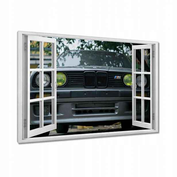 Obrazy 90x60 Šedé auto Bmw