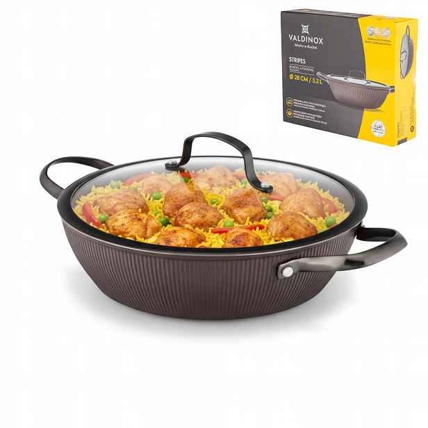 Rendlík Hrnec S Poklicí Velký 28 CM Hliníkový Indukce Nízký Plyn Altom
