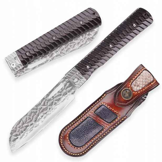 Zavírací nůž Santoku 115 mm Karasu VG10
