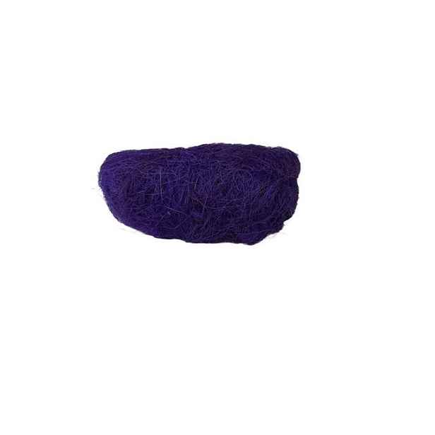 dekorace SISAL fialový 50g, sáček