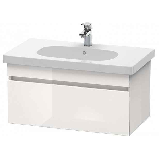 Duravit DuraStyle - Umyvadlová skříňka 40x80x45 cm, 1 zásuvka, lesklá bílá DS638402222