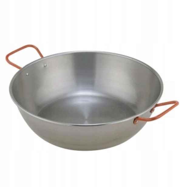 Pánev Na Paellu Wok Ocel Leštěná 45 CM