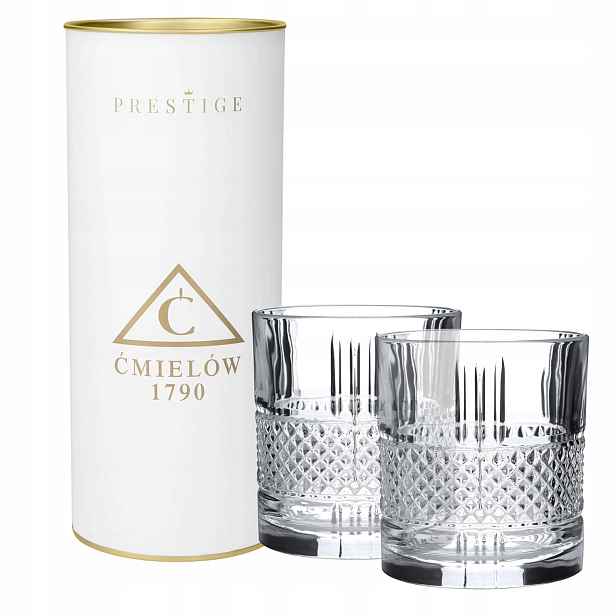 Sada 2 sklenic na whisky Diamond Ćmielów