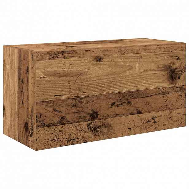 vidaXL Koupelnová nástěnná skříňka old wood 60 x 25 x 30 cm kompozit