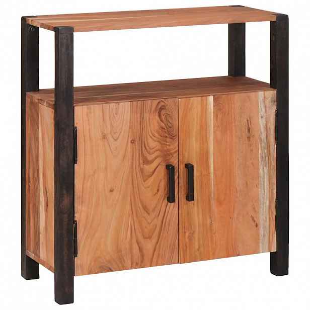 vidaXL Servírovací skříň Hnědá 70 x 30 x 75 cm Masivní akátové dřevo