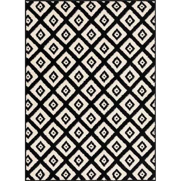 Černobílý koberec 80x120 cm Avanti – FD