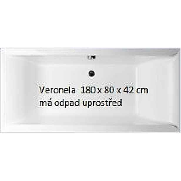 Excel Tesárek Veronela Hydro Pneu 180 x 80 hydromasážní vana