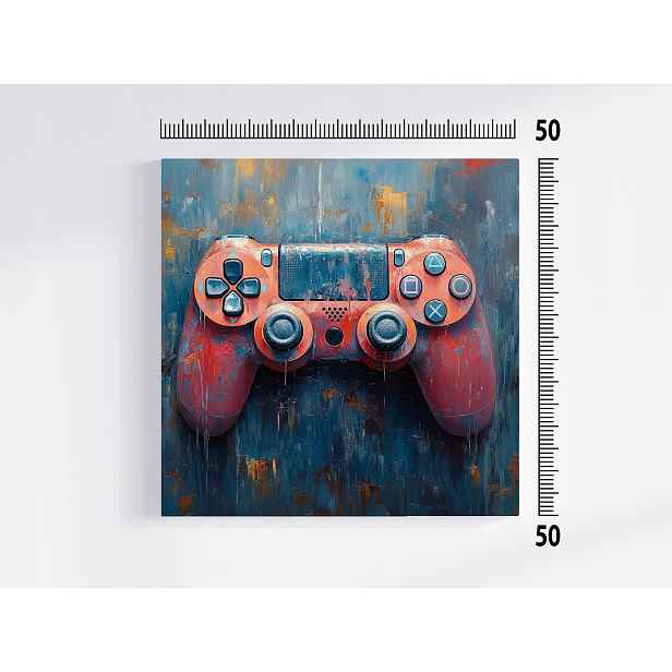 Obraz Na Plátně Canvas Gaming Hráč Hry Konzola Kontroler Gamepad 50x50
