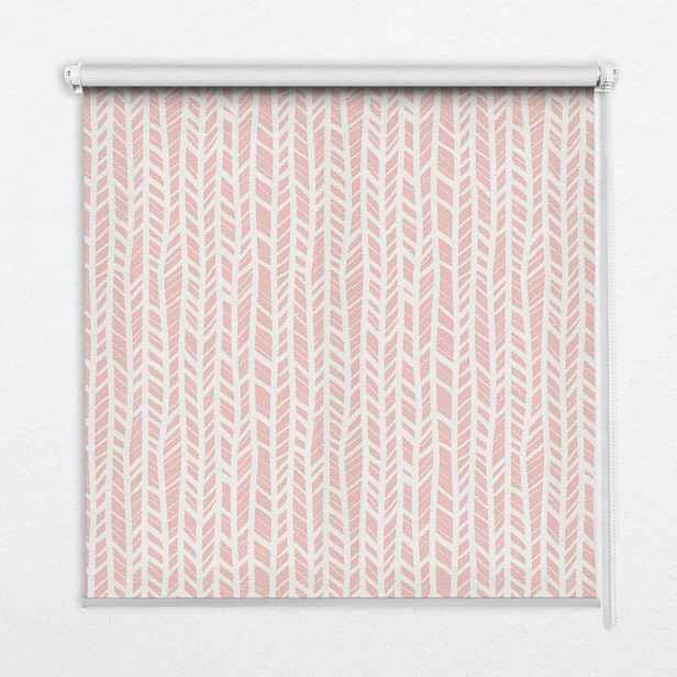 TULUP VNITŘNÍ roleta - okenní roleta - roleta - 70x140 cm - Rybí kost