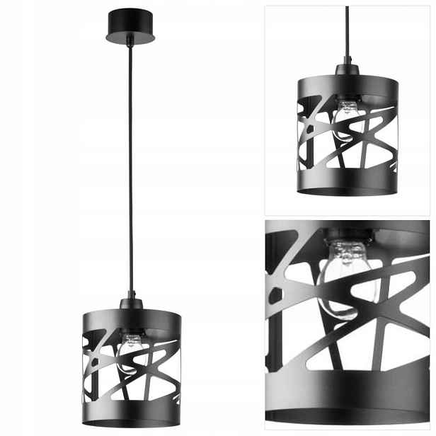 Závěsný Modul Frez černý, minimalistický design v jídelně Sigma Lighting