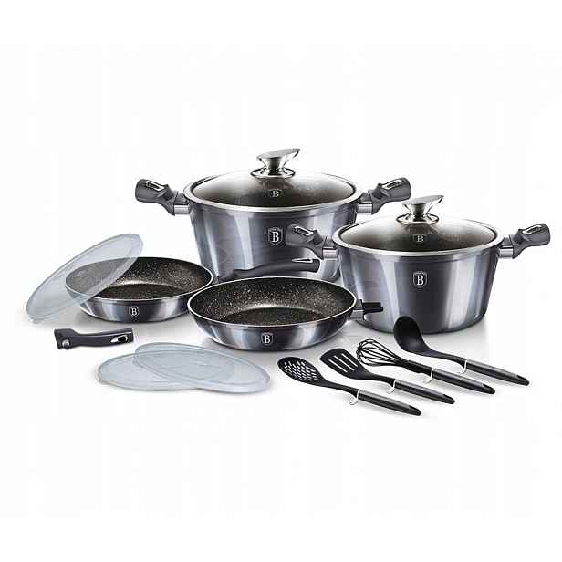 BH-7059 – Sada Hrnců a pánví 13 ks Berlinger Haus Carbon Pro
