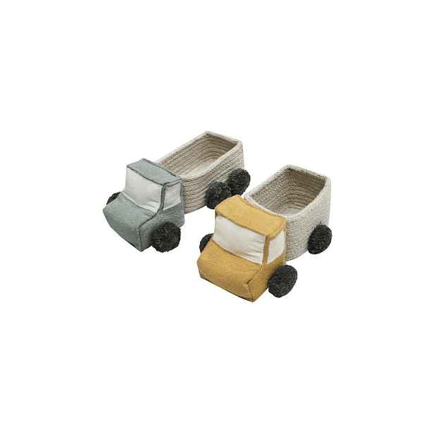 Látkové dětské koše na hračky v sadě 2 ks 24x14x8 cm Truck – Lorena Canals