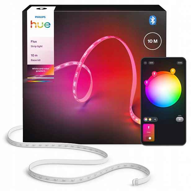 Led pásek 10 m 20 W 2000 lm Rgb Tw Inteligentní Flux Strip Philips Hue