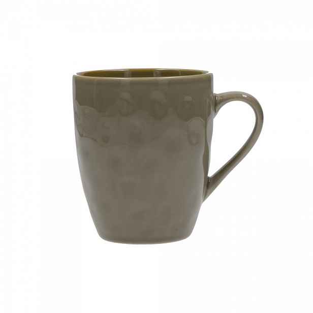 Sada 4 hrnků s držákem 430 ml Concerto Grigio Tortora Rose&Tulipani