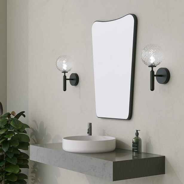 Bathroom Cabinet With Mirror Bella Cabinet - Black