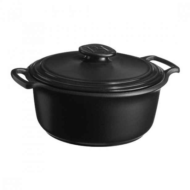 Cocotte hrnec, keramika, 31 cm / 5,5 L, "Sublime +", SLATE - Emile Hen
