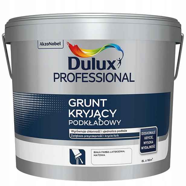 Dulux Professional podkladová barva Krycí podkladová barva 8L Bílá