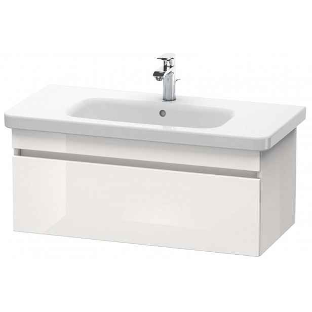 Duravit DuraStyle - Umyvadlová skříňka 40x93x45 cm, 1 zásuvka, lesklá bílá DS638202222