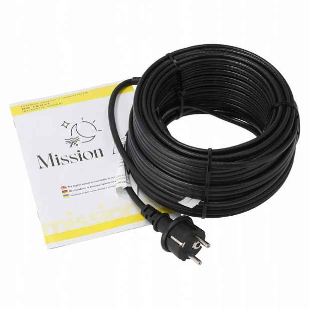 Topný Kabel S Termostatem pro trubky střešního žlabu 16W/m 45M