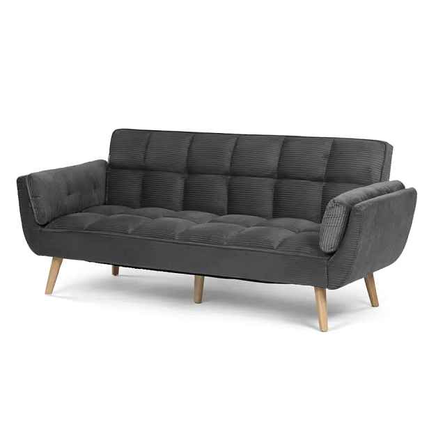Autronic Rozkládací pohovka ASB-C3470 GREY6 – šedý manšestr