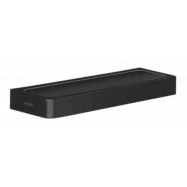 Axor Universal - Polička s držákem ručníku, délka 37 cm, matná černá 42830670