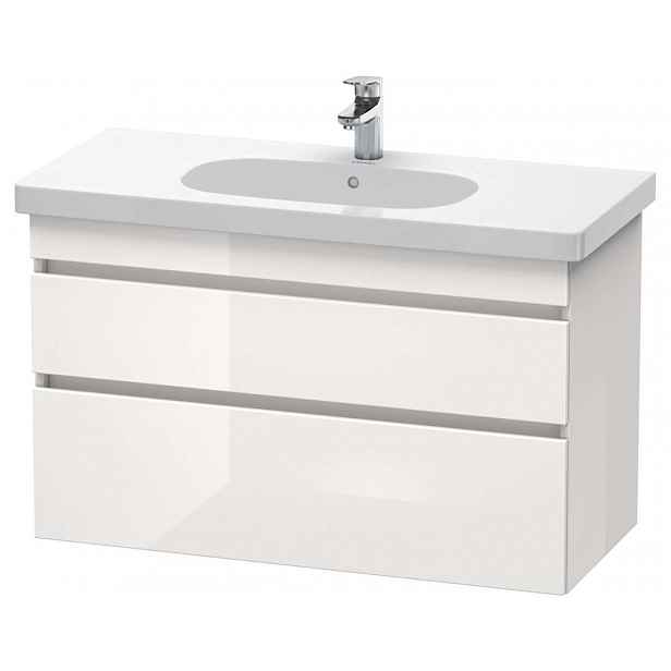Duravit DuraStyle - Umyvadlová skříňka 61x100x45 cm, 2 zásuvky, lesklá bílá DS648502222