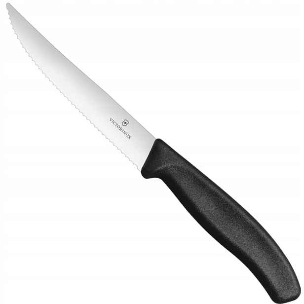 Nůž na steaky pizzy zoubkovaný, délka 120 mm sada 2 ks