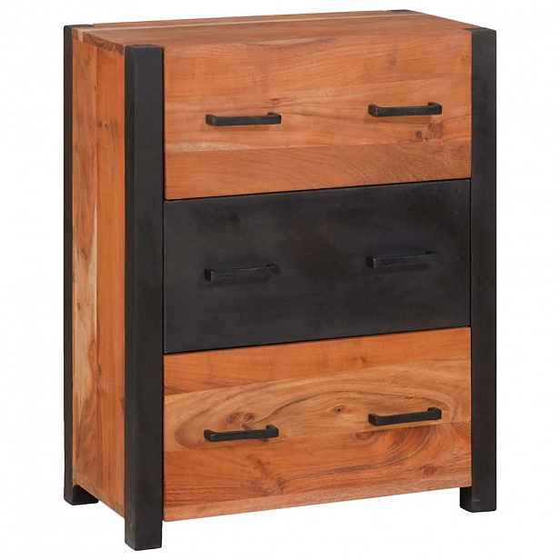 vidaXL Servírovací skříň Hnědá 55 x 30 x 75 cm Masivní akátové dřevo