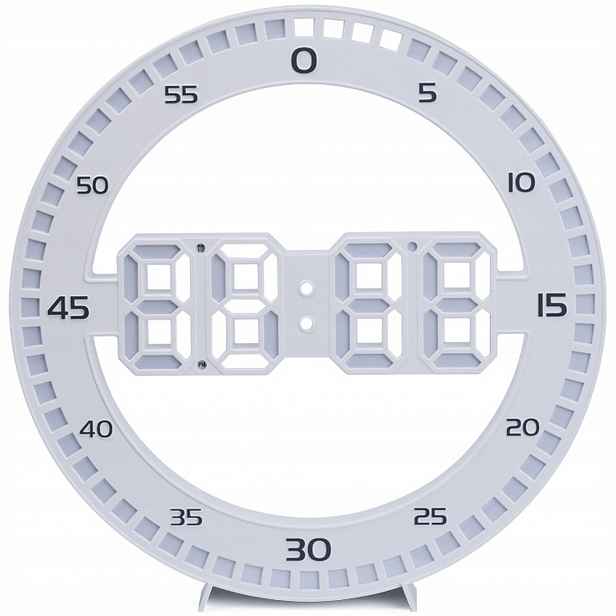 Led Elektronický Budík S Teploměrem A Alarmem, Podsvícený