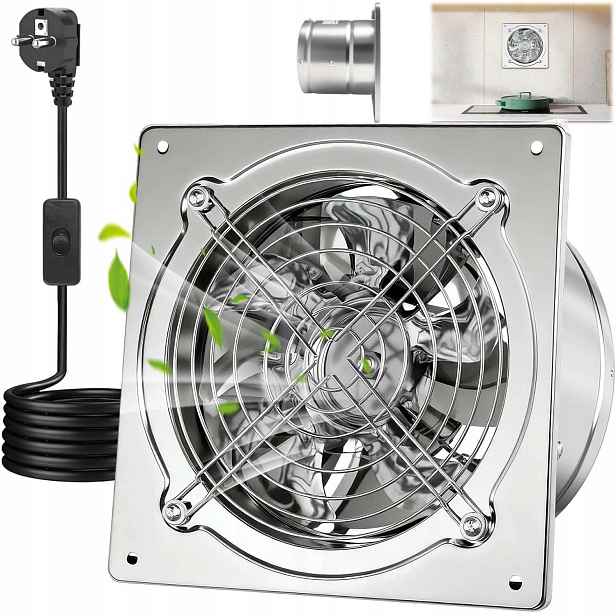 Průmyslový Nástěnný Odsávací Ventilátor 150 MM S Vysokou Výkonností 525 M³/h
