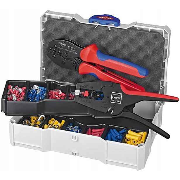 Sortiment kabelových koncovek, sada kleští 97 90 22 Knipex
