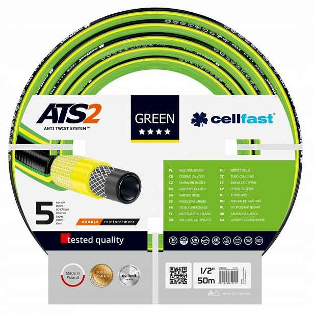 Zahradní Hadice Cellfast Zelená ATS2 50 M 1/2" 5 W