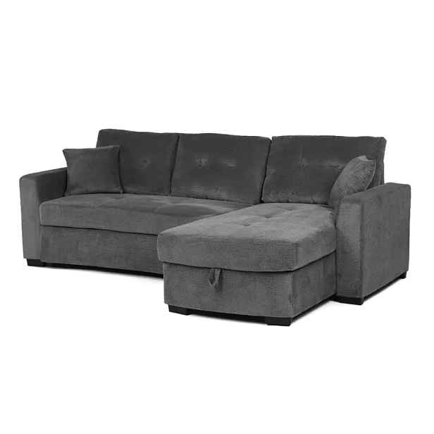 Autronic Rohová rozkládací pohovka ASB-C3990 GREY2 - šedá