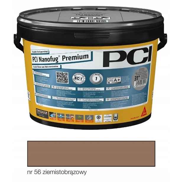 Pci Nanofug Premium 5 kg – zemitě hnědá spárovací hmota č.