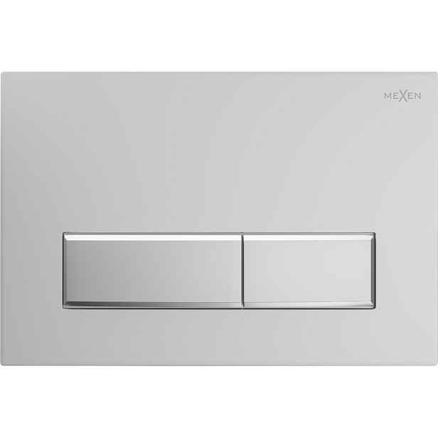 Splachovací tlačítko pro Wc Mexen Fenix Air stříbrné