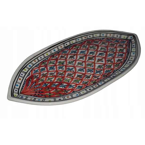 Gruzie Chaczapuri Pizza Pide Turecká Pizza Velký Krásný Talíř 43 cm