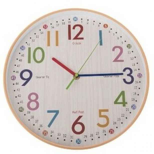 Nástěnné hodiny Colorful, pr. 30,5 cm, plast