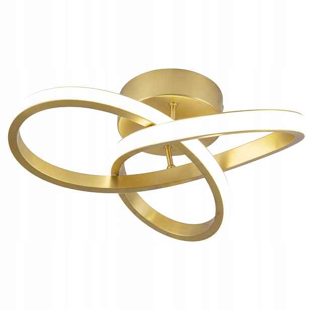 Stropní Svítidlo Zlatá Moderní Stropní Svítidlo Led Lampa Do Obývacího Pokoje Ložnice 26 CM Teplá