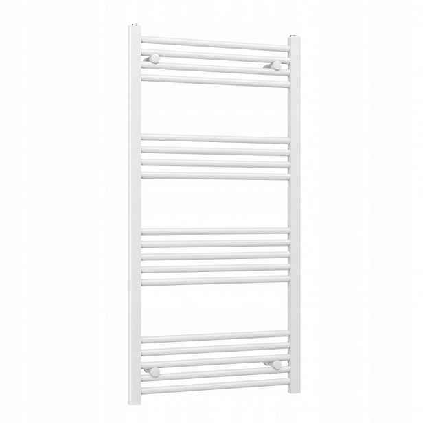Ohřívač Basic 60 x 120 cm bílý koupelnový žebříkový radiátor Gamma