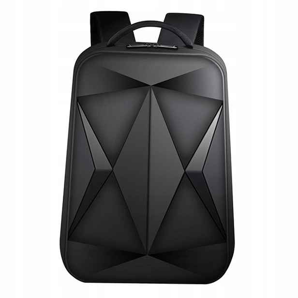 Voděodolný batoh na notebook Bookbag Hard Shell Anti Theft Resistant Black