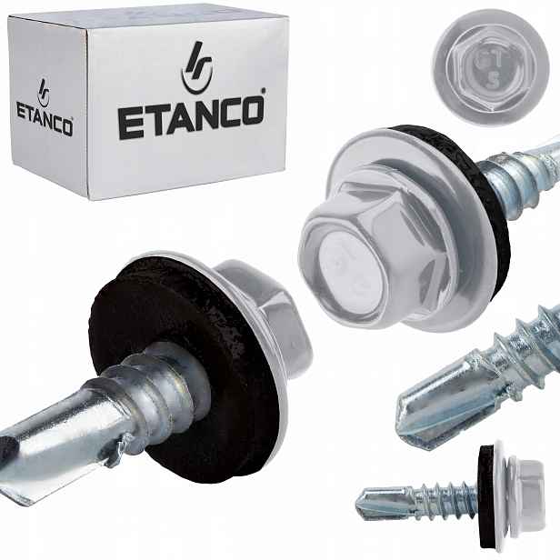 Samovrtné šrouby do oceli a kovu Etanco GT5 5,5x32mm Ral 9006 250 ks