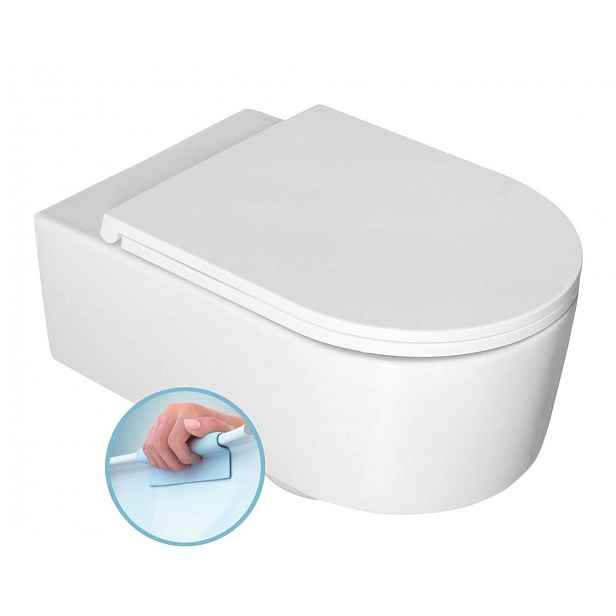 Sapho Isvea - Závěsné WC Sistema, Rimless, bílá 10SL02001