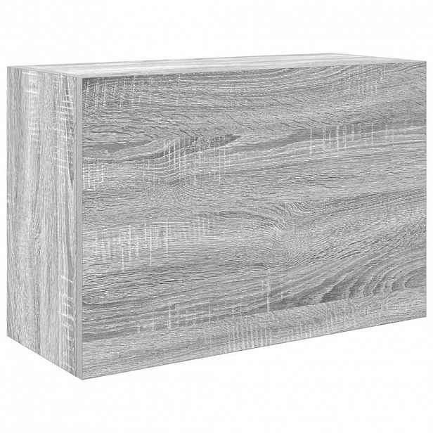 vidaXL Koupelnová nástěnná skříňka šedá sonoma 60x25x40 cm kompozit