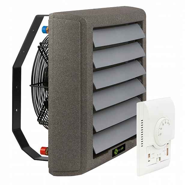 Vodní ohřívač NeoAir EVO65 – 65 kW držák ovladač s termostatem