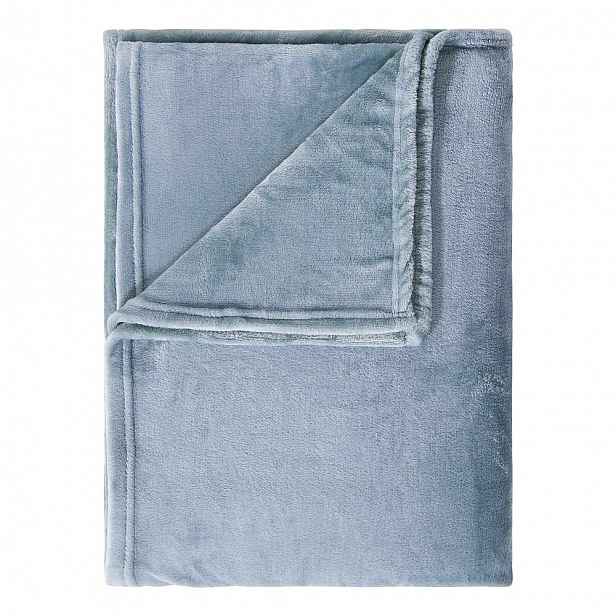 Butlers LAZY DAYS Flísová deka 200 x 150 cm - modrá