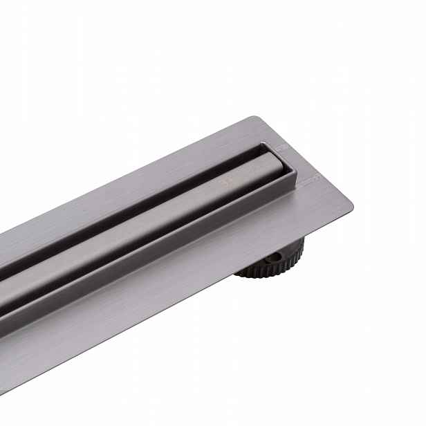 Balneo Lineární Odtok Úzký Slim&low Proline 60 cm Grafitový Gun Metal