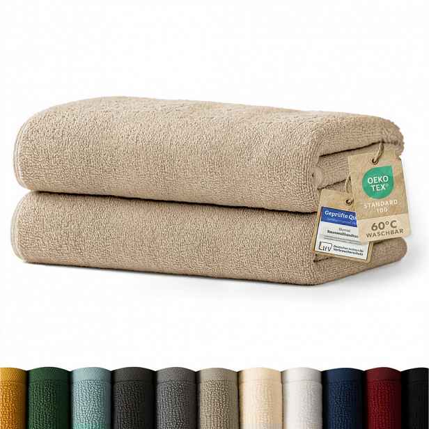 Blumtal OSUŠKA sada 2 ks, 2x osuška 70/140 cm, taupe