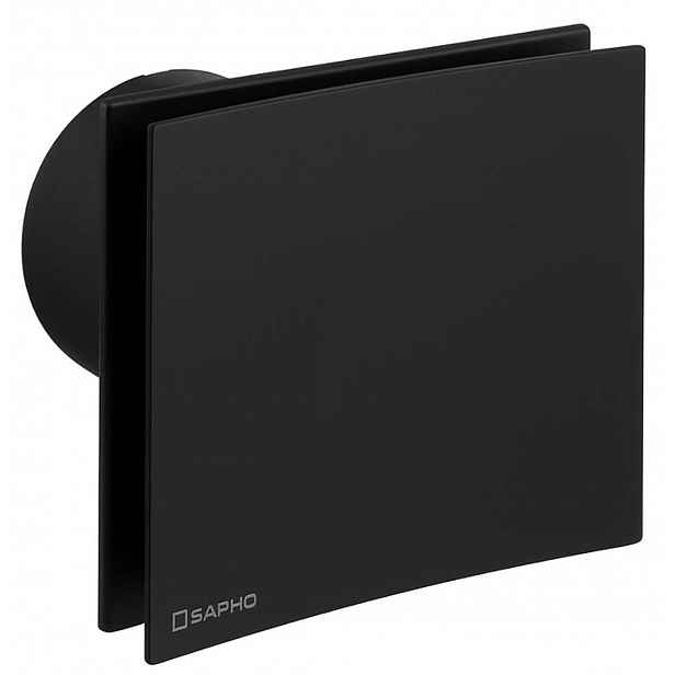Sapho Eira - Axiální ventilátor, 15W, potrubí 100 mm, černá EI101B