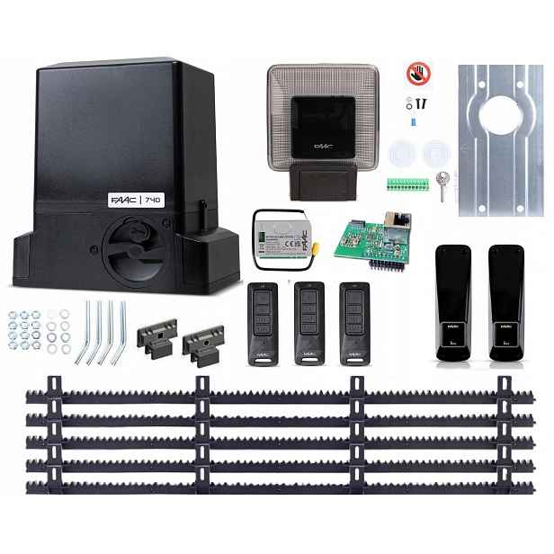 Faac DELTA2 740C Sada pro 500 kg Pilot XT4FDS E781C Xwbl WiFi Lan Nová!